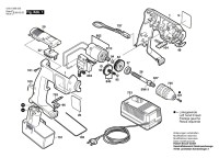 Bosch 0 601 938 585 Gbm 12 Ves-2 Cordless Drill 12 V / Eu Spare Parts